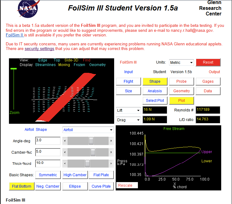 NASA FoilSIM III
